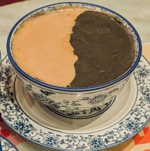 杏仁露溝芝麻糊